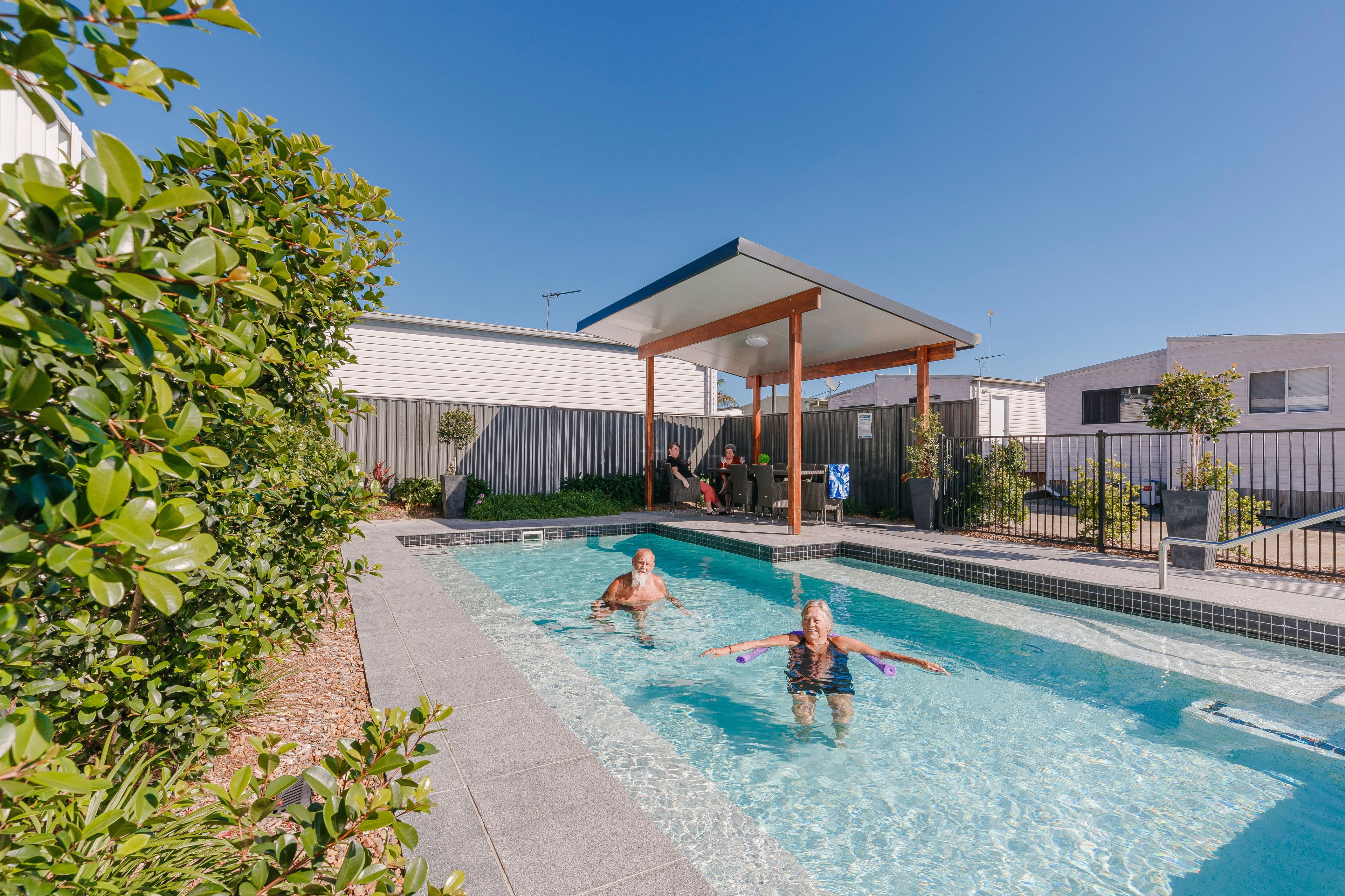 Ingenia Rental Chambers Flat residents enjoy pool